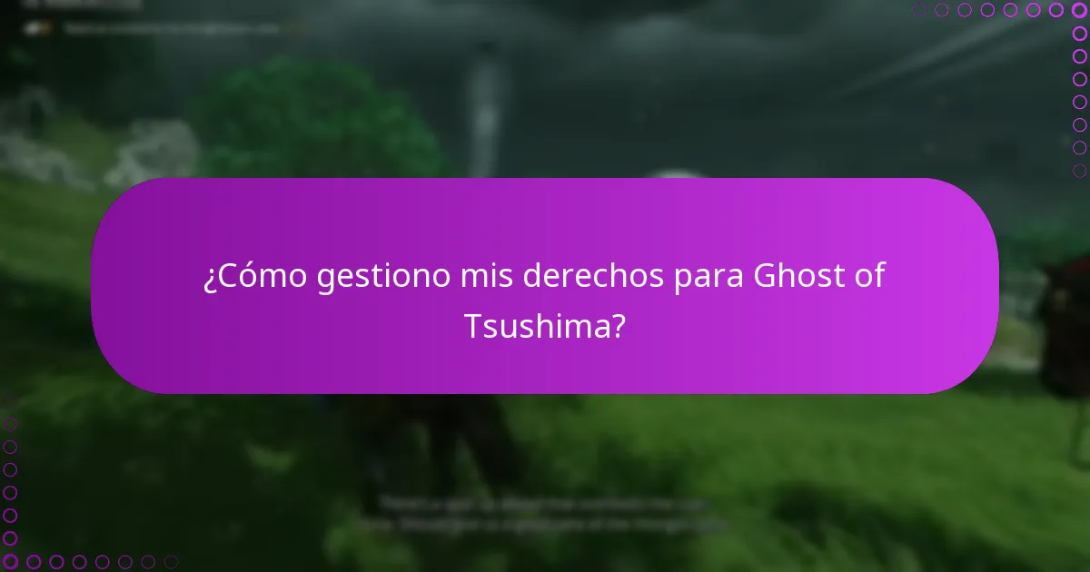 ¿Cómo puedo reclamar las características especiales de mi edición de Ghost of Tsushima?