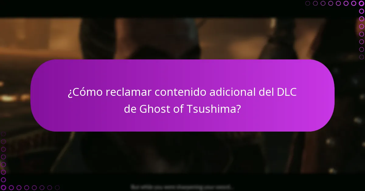 ¿Cómo descargar e instalar el DLC de Ghost of Tsushima?
